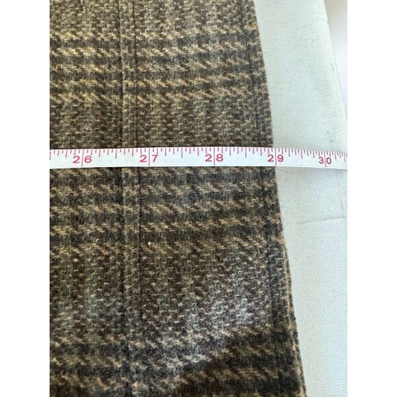 Mutual Weave Mens XLarge Coat Brown Plaid Wool Faux Shearling Collar Outdoors - Picture 10 of 10